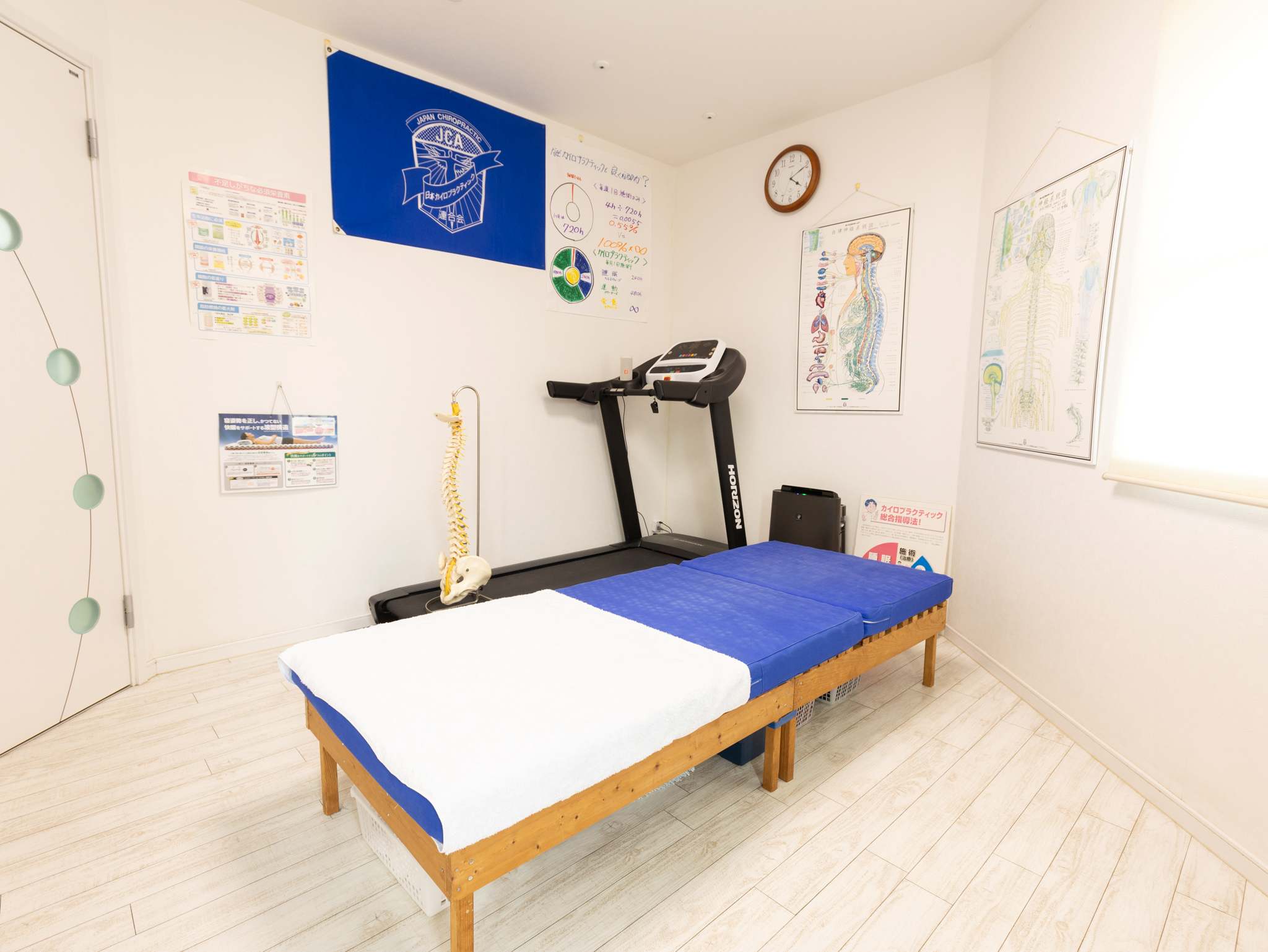 この部屋で施術いたします