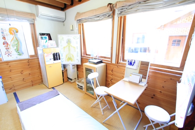 施術する部屋です。完全個室です。