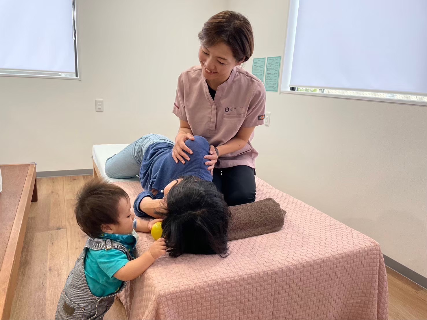 お子様も一緒にご来店いただける日があります。