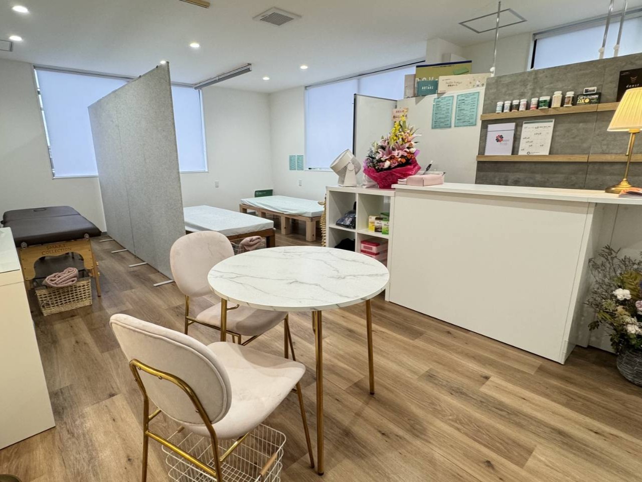 清潔な店舗で施術しています。