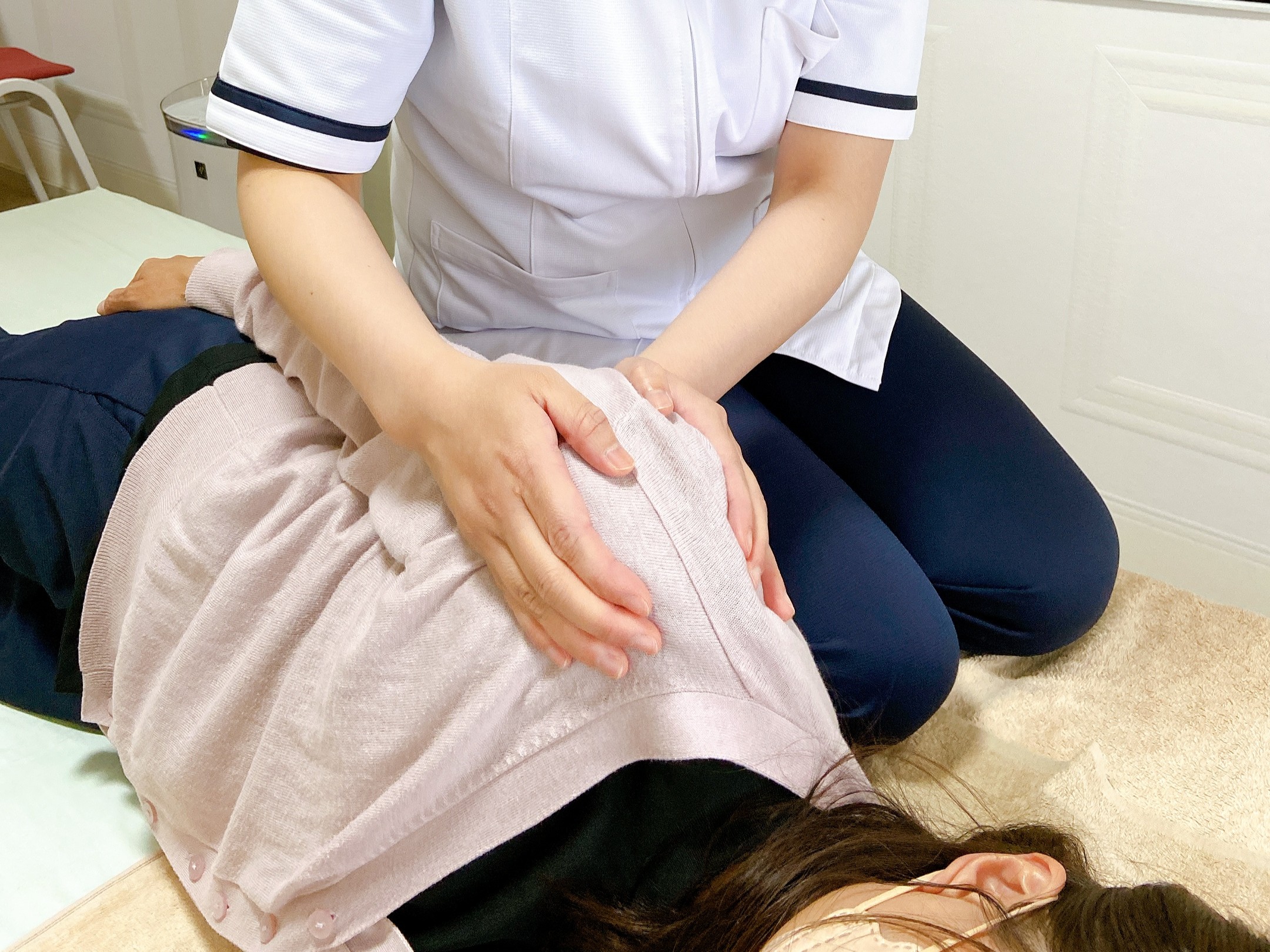 痛くない施術で安心♪