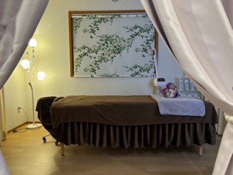 至福のひとときをエステルームでどうぞ。